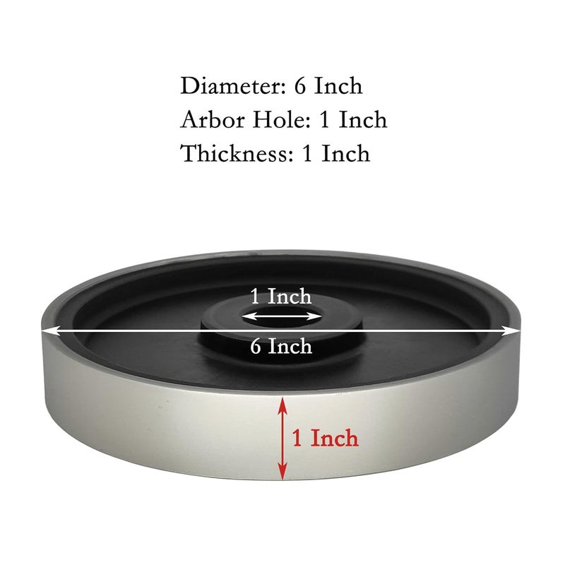 CAQUXIL Diamond Lapidary Jewelry Grinding Wheel 6 Inch with 1 Inch Arbor Hole, Diamond Grinding Wheel for Gem, Marble, Granite, Glass, Ceramics, Cemented Carbide, 1500 Grit - Image 2